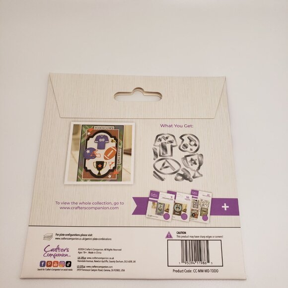 Crafters Campanion Touch Down Metal Dies - Picture 2 of 4